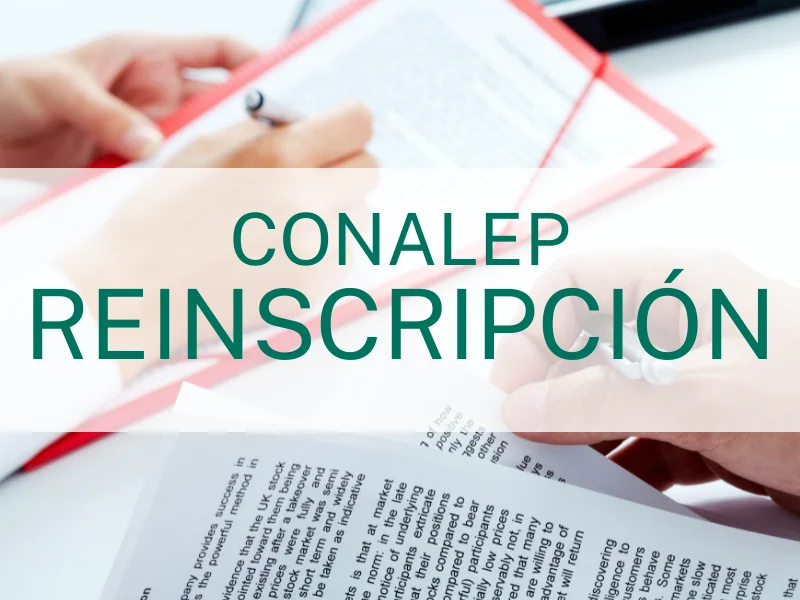 Reinscripción CONALEP - Portal Conalep